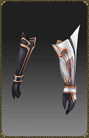 Excellent Silver Heart Rune Mage Gloves